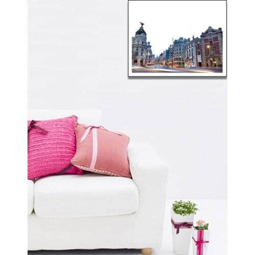 Madrid City Scenery Poster Canvas Print Painting Wall Art Bedroom Home Decoration