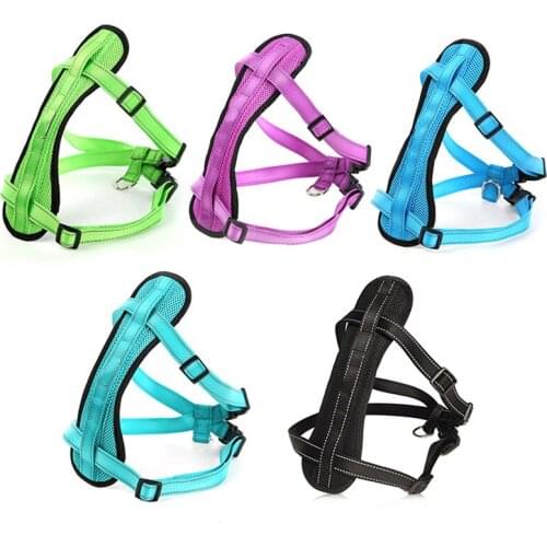 New Arrival Dog Harness Pet Diving Material Pet Chest Dog Chain Dog Rope Back in Large Dog Strap