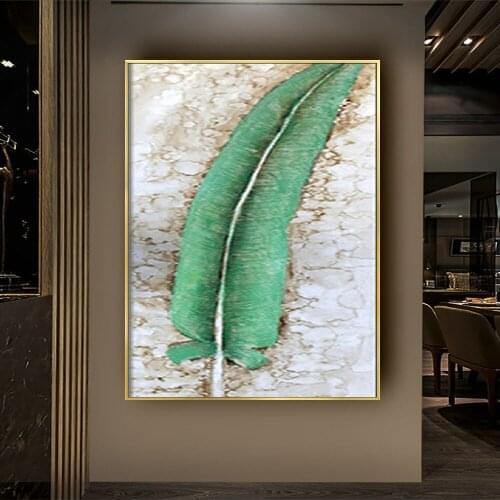 Selling hand-painted floral abstract oil painting modern wall art living room no frame picture home decoration painting mural