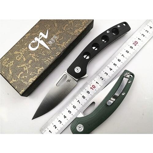 Folding Pocket knife CH3530 D2 blade G10 Handle ball bearing tactical EDC knife utility camping outdoor hunting fishing knife