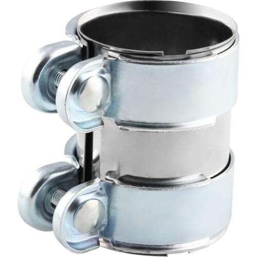 Stainless steel high quality Exhaust Tube Pipe Connector Joiner Sleeve Clamp Connector Exhaust Tube Pipe Connector Joiner
