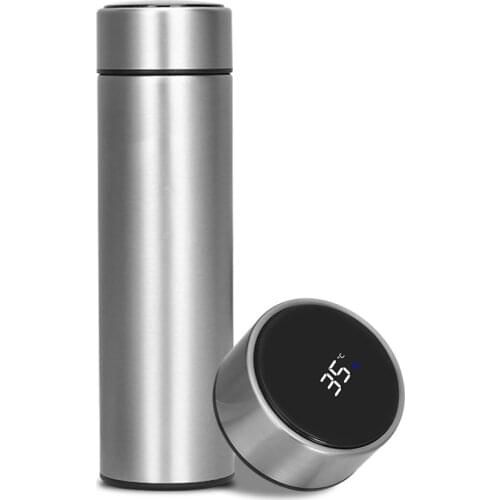 Intelligent Stainless Steel Thermos Bottle Temperature Display Vacuum Flasks Portable Travel Coffee Tea Thermos термос 500ml