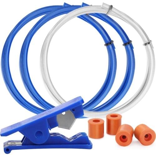 PTFE Tube Teflonto Pipe With Mini Portable Pipe Cutter blade Leveling Silicone Column Kit For 3D Printer Parts