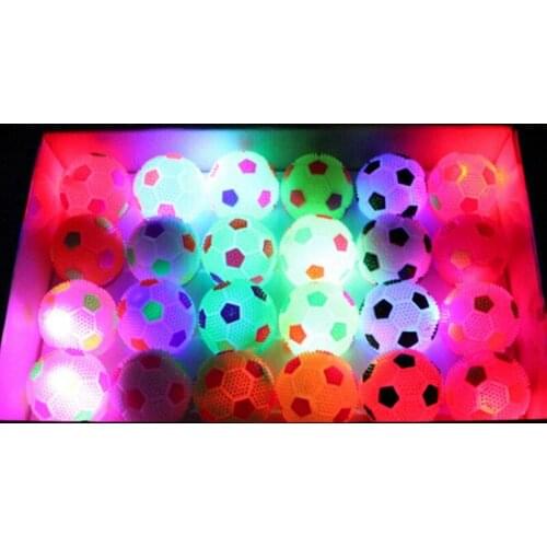 Creative Glitter Glitter Small Football Bouncing Ball Bouncing Ball Childrens Toys - Random