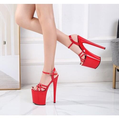 Womens shoes Sexy PU Stiltto Heel Platform Sandals High Heels Party Shoes US size 4-12 No.1986-1