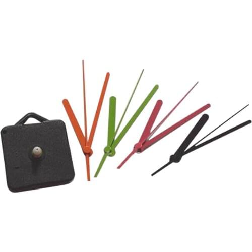 10 sets DIY Mechanism Hanging Quartz Watch Wall Clock Movement Mechanism Parts Repair Replacement Essential Tools 18mm shaft