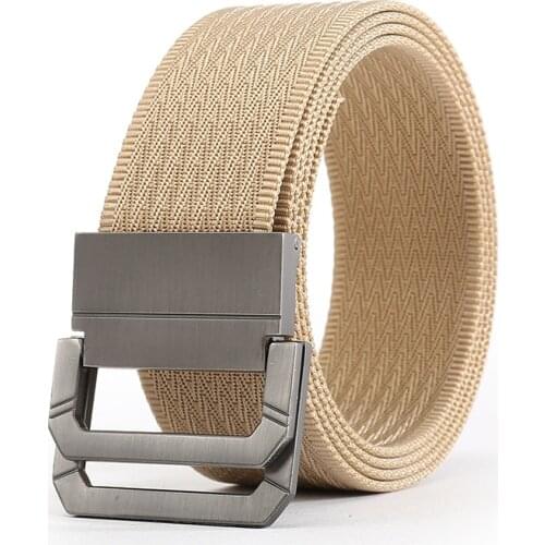 125*3.8cm Nylon Canvas Adjustable Belt Outdoor Army Training Climbing Hunting Breathable Wearproof Tactical Accessory Waistband