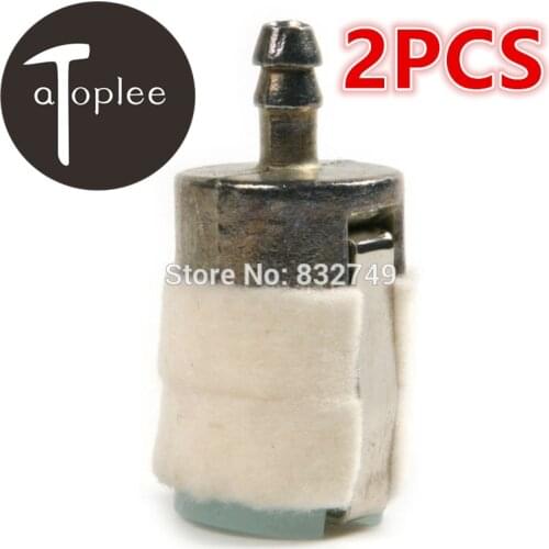 High Stability 2PCS Metal Hedge Trimmer Fuel Wool Filter for Hedge Trimmer Garden Machinery For Car Moto Tools