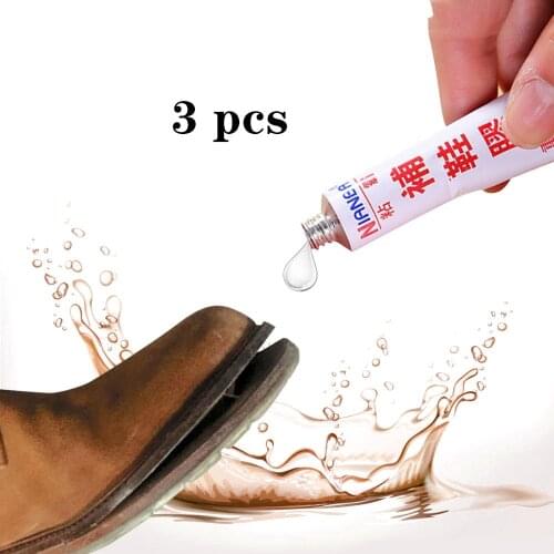 3 pieces of waterproof and strong liquid super glue repair cloth, leather, textile and wood cloth instant dry glue