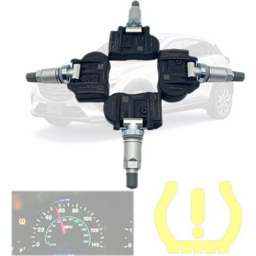 4PCS Tire Pressure Monitor Sensor BBM2-37-140B For Mazda 3 5 6 RX8 CX7 MX5 BBM237140B 315MHz tire sensor crysler tmps
