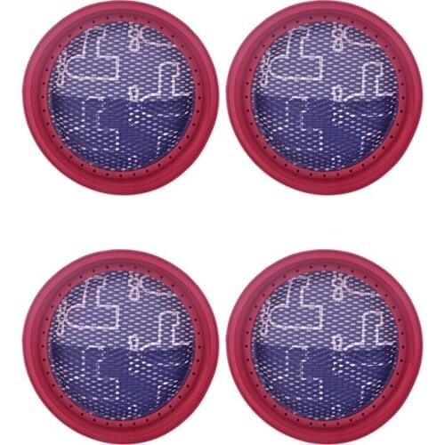 4Pcs for Dibea D18 D008Pro Hand-Held Vacuum Cleaner Round Washable Filter Meshes Filter Vacuum Cleaner Filter
