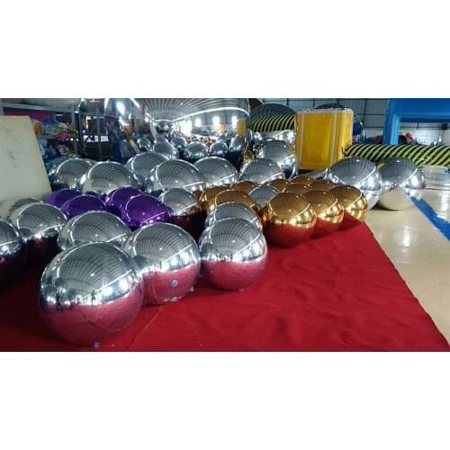 60cm Diameter Pvc Inflatable Mirror Ball Used For Storefront Or Square Advertising Campaign Or Decoration