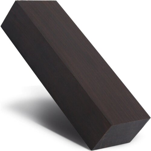 African Rare Blackwood Block Ebony Lumber Crafts Wood Material DIY Blank Crafts Knife Handle Timber Hobby Tool Ebony Lumber