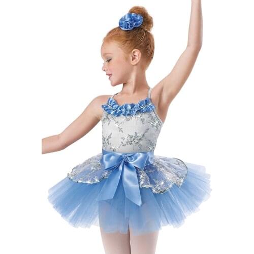 Girls Ballet Dancing Dress Children Princess Skirt Female Ballet Dance Costumes Kids Stage Performance Stage Dance Wear D-0464