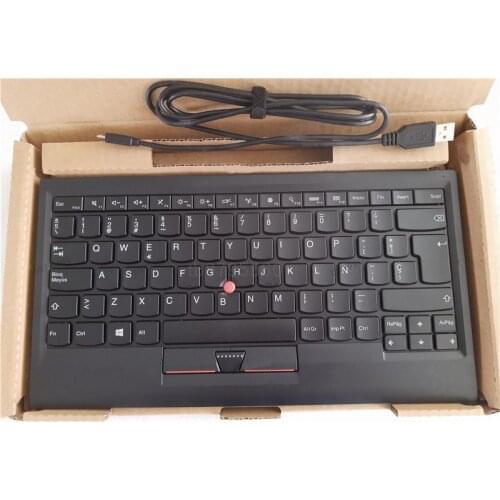 Original New for Lenovo ThinkPad Bluetooth DK Denmark Keyboard KT-1255 Wireless Tablet PC Laptop USB Charger Trackpoint