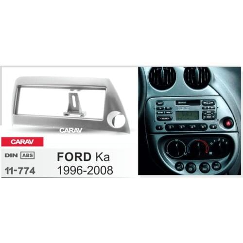 CARAV 11-774 double din dash kit audio car stereo radio install dash kit for FORD Ka 1996-2008 (Left Wheel)