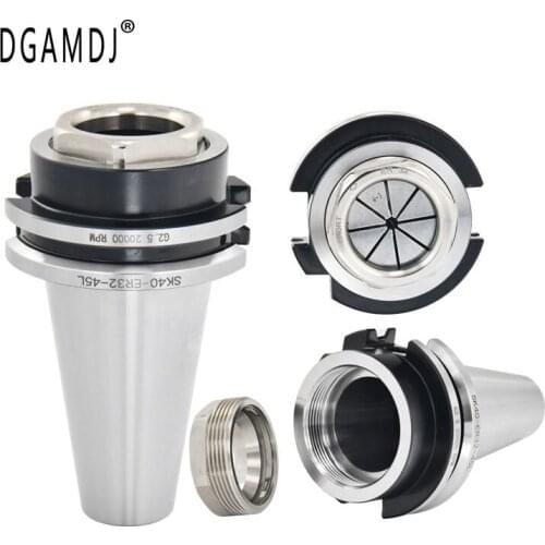 SK40 BT30 BT40 knife shank ER25 ER32 30 45L 35L Precision stroke limited tool holder ultra-short tool holder for CNC tool holder