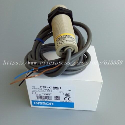 E2K-X15ME1 M30 NPN NO Omron Capacitive Proximity Switch Sensor New Good Quality