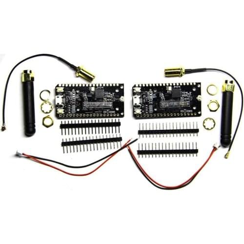 2Pcs Sx1276 Lora Esp32 868/915Mhz Bluetooth Wi-Fi Internet Antenna Development Board For Arduino