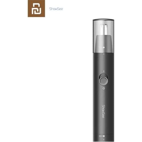 Original Youpin Showsee Electric Mini Nose Hair Trimmer Portable Ear Nose Hair Shaver Clipper Safe Cleaner Tool for Men