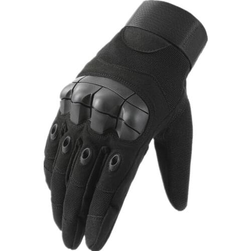 Anti-Skid Rubber Knuckle Tactical Gloves Men Military Paintball Airsoft Outdoor Climbing Riding Army Combat Male Sports Gloves