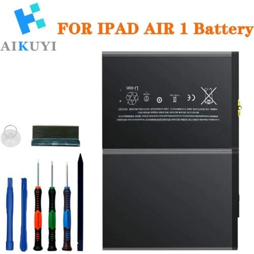 New Battery for iPad Air Battery Replacement Kit for iPad 5 Generation A1474, A1475, A1476 with Full Set Installation Tools