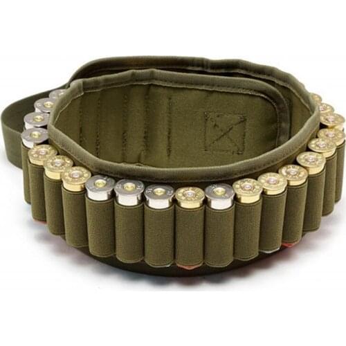 Hunting 30 Round 12 Gauge 12GA Shell Bandolier Tactical Military Shotgun Ammo Holder Cartridge Belt Outdoor Airsoft CS Gear