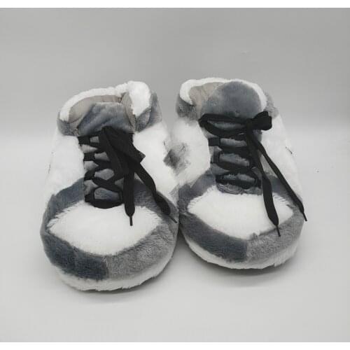 Celebrity Spoof Men and Women Fat Cone Comfortable Plush Filling Running Home Antiskid Bread Slippers Birthday Gift