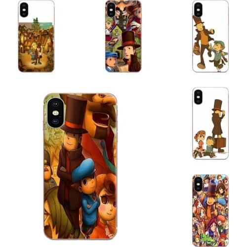 Professor Layton And The Curious Village For Sony Xperia Z Z1 Z2 Z3 Z4 Z5 compact Mini M2 M4 M5 T3 E3 E5 XA XA1 XZ Premium