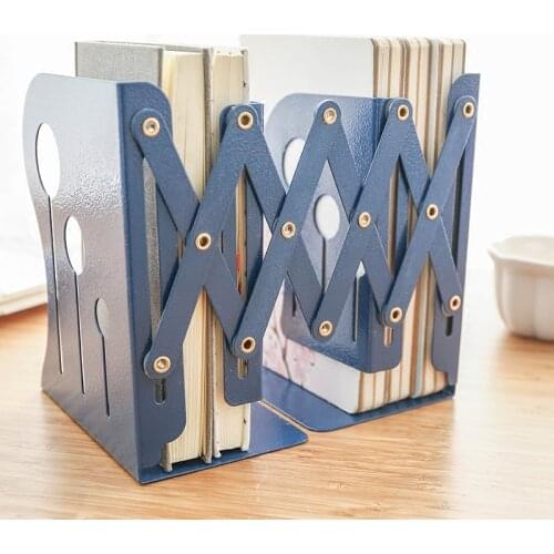 Simple and retractable bookshelf folding book clip book block for students to set up things for children