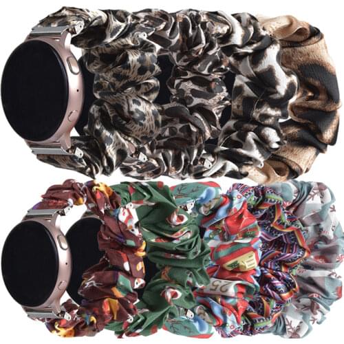 20/22mm Elastic Nylon Loop Strap for Samsung Galaxy watch 3 41 45mm bands for Amazfit Bip gear s3 Frontier/Classic Active 2 band