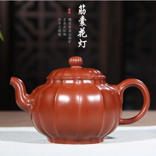 Ore dahongpao jin wen spent labor king town DengHu countries learn the teapot collection kits pot of drop shipping