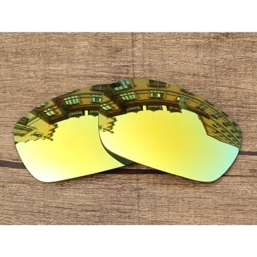 Vonxyz 24K Mirror Polycarbonate Replacement Lenses for-Oakley Jawbone Frame