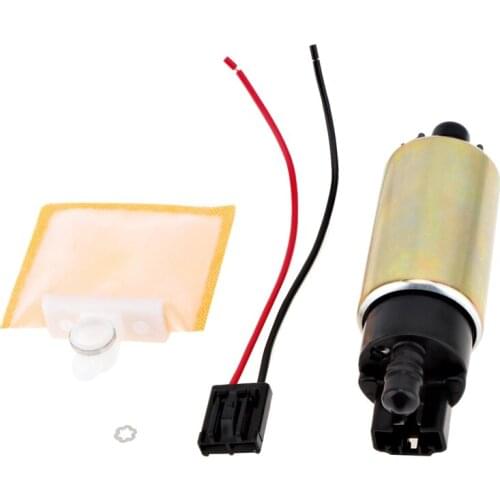 120L/H High Performance Car Electric Gasoline Fuel Pump & Strainer Install Kit for TOYOTA / Ford / Nissan / Honda