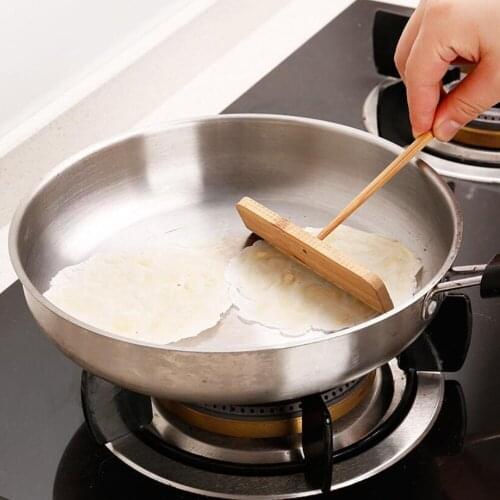 2019 1PC Long Handle Specialty Crepe Maker Pancake Batter Wooden Omelette Pancake Wooden T-shape Spreader Stick DIY Tools 1040A