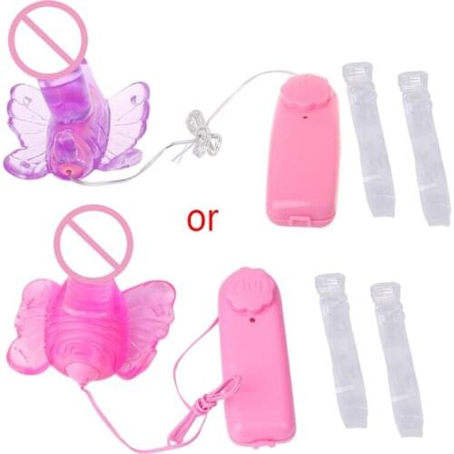 2021 New Remote Control Butterfly Strap-on Vibe Clitoral Vibrator Sex Toy for Women