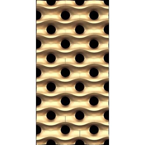 3d model relief for cnc carving engraving in STL file format fence screen hollow out round 3d model for home decoration Decor