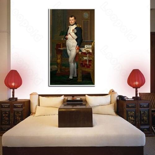 One Piece Decorative Unframed Canvas Modern Art Painting England Style Print for Living Room Wall Decoration