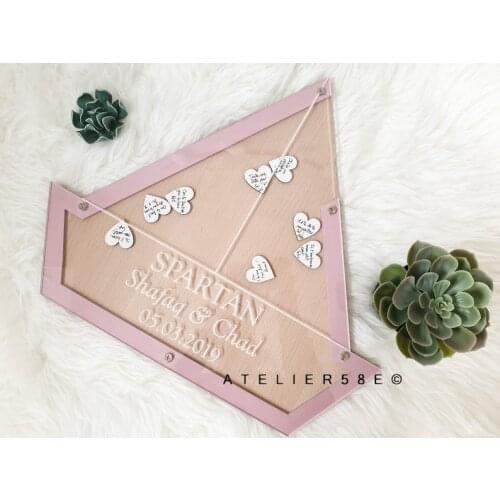 Nursery decor or wedding guest book alternative on nautical theme