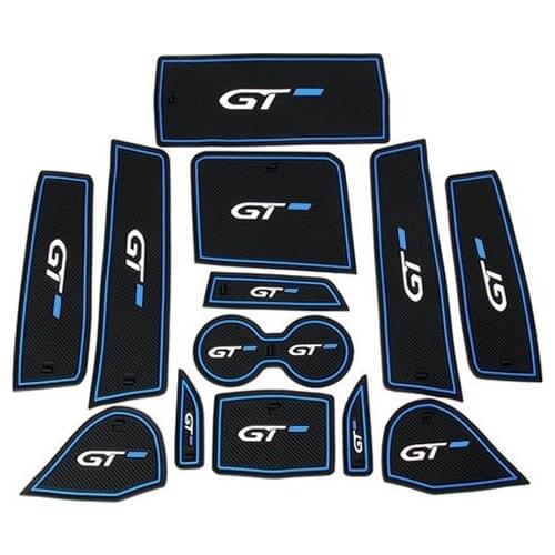 For Left-hand drive!For Peugeot 3008 GT 2016 17 18 /5008 GT 2017 Car Styling Interior Accessories Cup Anti-Slip Mats Cover 13pcs