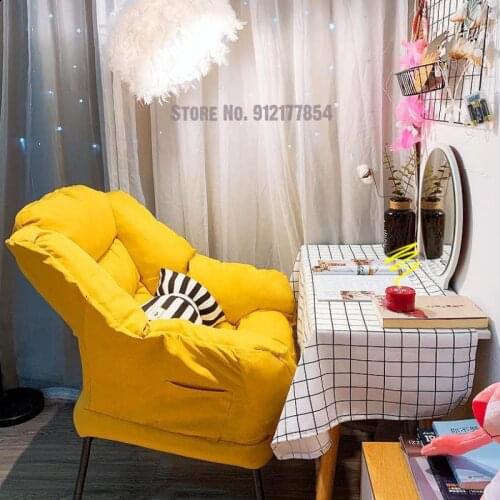 Home computer chair dormitory lazy chair student dormitory stool bedroom girl gaming sofa comfortable sedentary chair