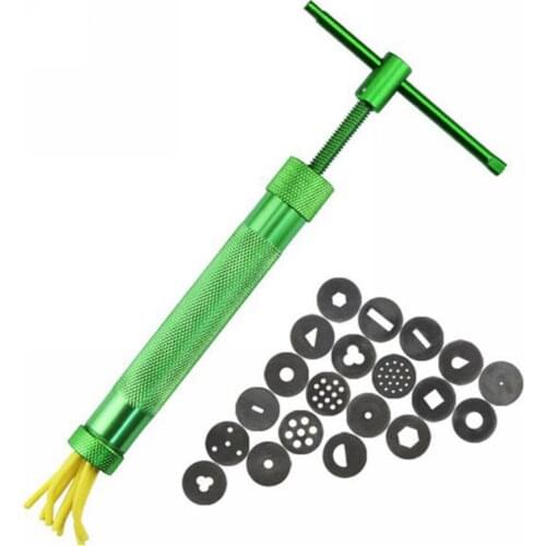 Clay Extruders Sculpture Gun Clay Sugar Paste Extruder Fondant Cake Sculpture Polymer Gun Tool Hot High Quality