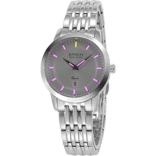 EPOCH 6023L waterproof 50m tritium gas luminous vogue business lady women quartz watch wristwatch