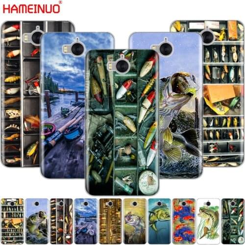 HAMEINUO Fishing gear fish Lake Tackle Box cell phone Cover Case for huawei honor 3C 4X 4C 5C 5X 6 7 Y3 Y6 Y5 2 II Y560 2017