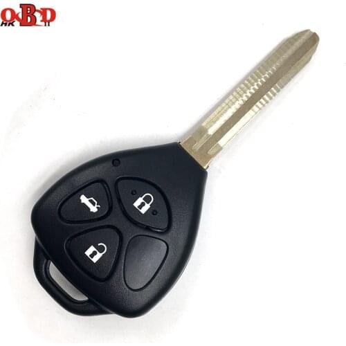HKOBDII 2/3 Buttons Remote Car Key 26041-11H29 for Toyota Vios Corolla 433MHZ Without chip