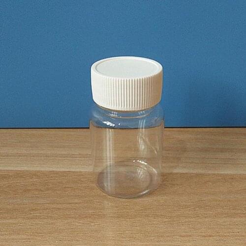 Joylife 10Pcs 15ml Empty Pill Sample Medicine Solid Powder Case Bottle Storage Container Pill Box Tablet Dispenser