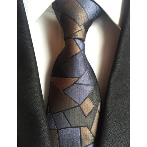 New Designer Men Ties Personality Unique Plaids Necktie for Fashion Man