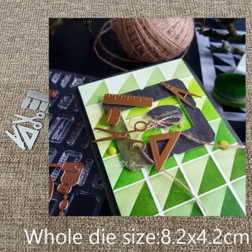 New Design Craft Metal stencil mold Cutting Dies Ruler tool decoration scrapbook die cuts Album Paper Card Craft Embossing