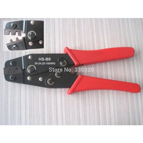 Terminal crimping pliers for crimping dupont pin connector 30-18 AWG,D-SUB connector crimping tool HS-B9