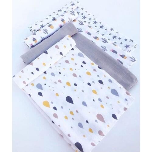 120cm*110cm Baby Blankets Newborn Cotton Baby Blanket Muslin Baby Blankets Swaddles Newborn Photography